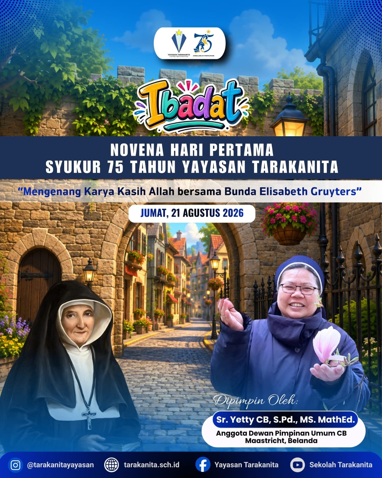 Novena Hari Pertama Syukur 75 Tahun Yayasan Tarakanita