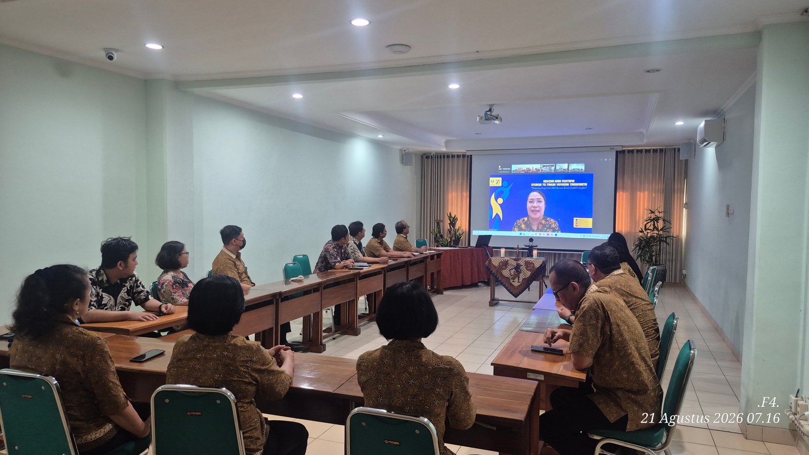 Novena pertama menyongsong 75 Tahun Yayasan Tarakanita